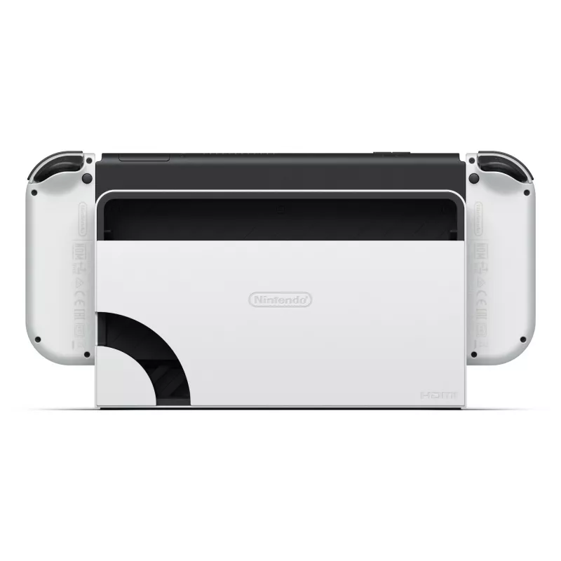 Nintendo Switch OLED nešiojama žaidimų konsolė 17,8 cm (7 colių) 64 GB jutiklinis ekranas Wi-Fi juoda, balta