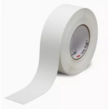 3M Slip-Resistant Fine Resilient Tapes & Treads 280, balta, vinilinė, 18,3 m, 25 mm