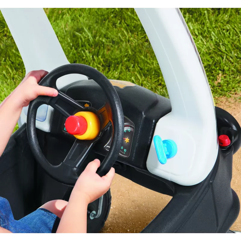 Policinis automobilis Little Tikes Tikes Patrol, stumiamas, nuo 1,5 m., 4 ratai, plastikinis, juodas/baltas