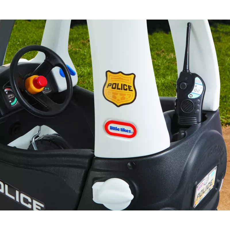 Policinis automobilis Little Tikes Tikes Patrol, stumiamas, nuo 1,5 m., 4 ratai, plastikinis, juodas/baltas