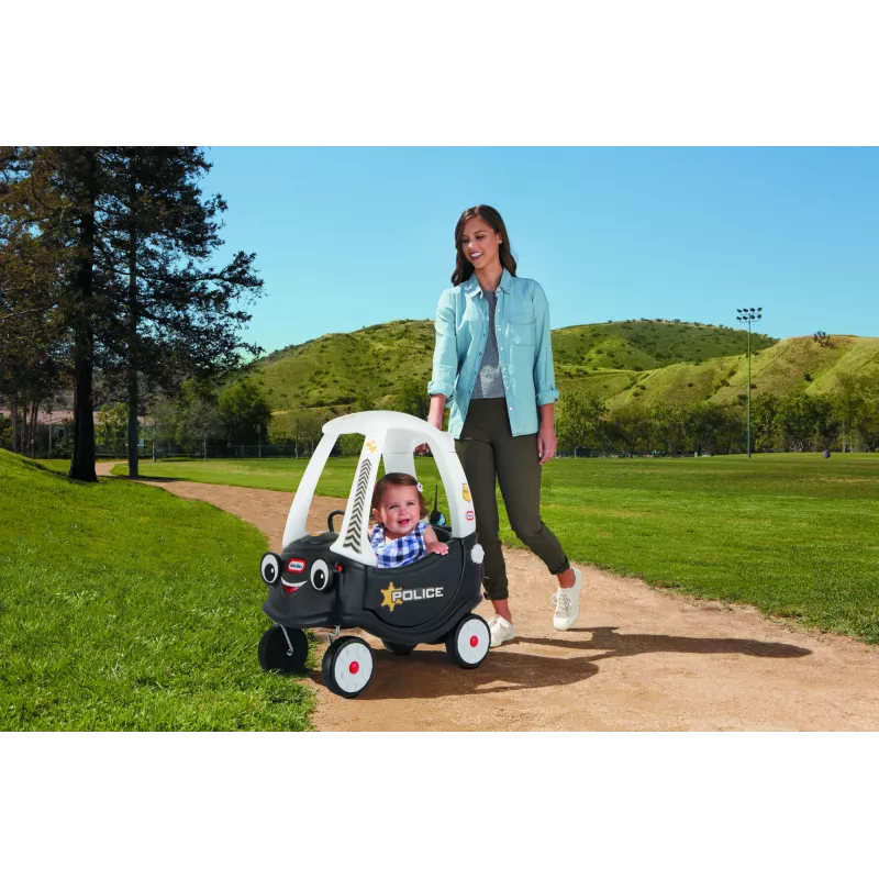 Policinis automobilis Little Tikes Tikes Patrol, stumiamas, nuo 1,5 m., 4 ratai, plastikinis, juodas/baltas