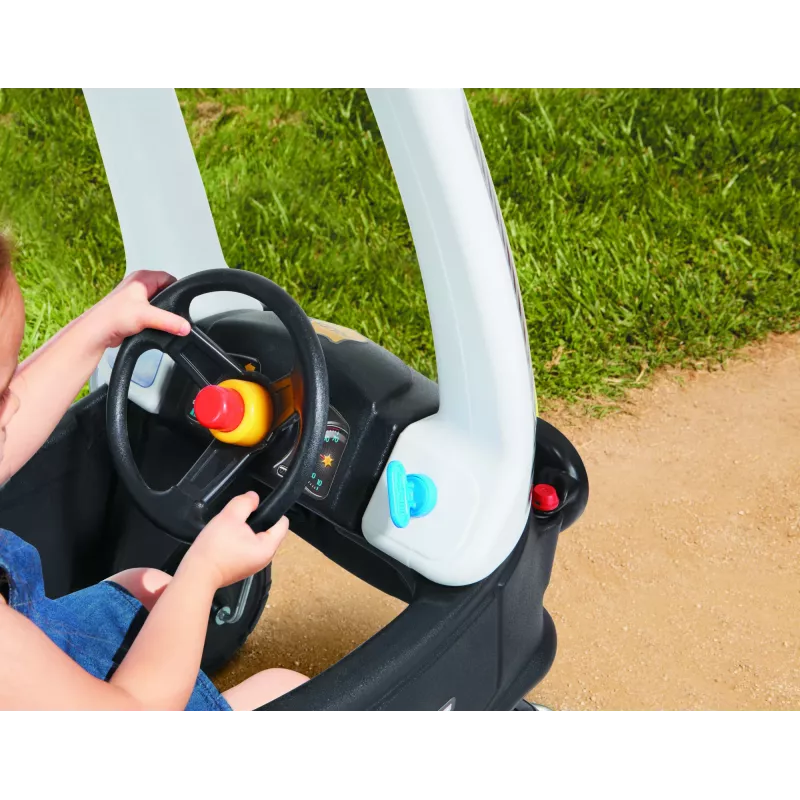 Policinis automobilis Little Tikes Tikes Patrol, stumiamas, nuo 1,5 m., 4 ratai, plastikinis, juodas/baltas