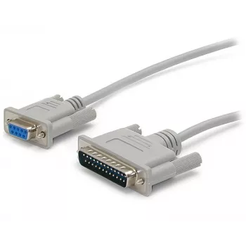 StarTech.com 10 pėdų kryžminis DB9 į DB25 nuoseklusis null modem laidas - F/M