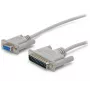 StarTech.com 10 pėdų kryžminis DB9 į DB25 nuoseklusis null modem laidas - F/M