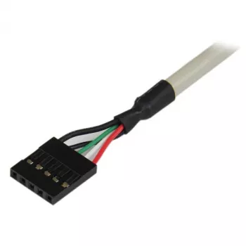 StarTech.com 2 prievadų USB A adapteris lizdinei plokštei, 2 x IDC, 2 x USB A, 0,286 m, sidabrinis