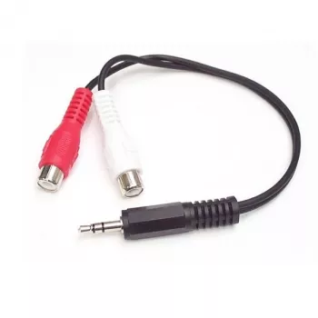 StarTech.com 6 colių stereo garso kabelis - 3,5 mm kištukas į 2x RCA lizdą