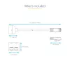 StarTech.com 2 į 1 RJ45 skirstytuvas laidas adapteris - F/M, 10/100Base-T(X), Cat5e, pilkas, PVC, 0,33 m, patinas/patelė