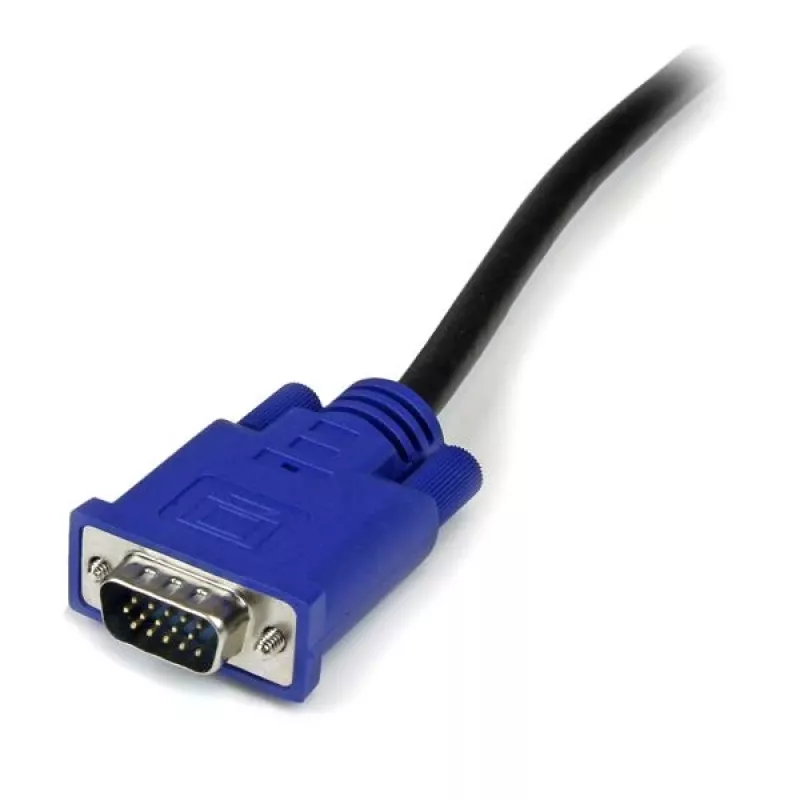 StarTech.com 10 ft itin plonas USB VGA 2-in-1 KVM laidas, 3 m, VGA, juodas, USB, USB A + VGA, VGA