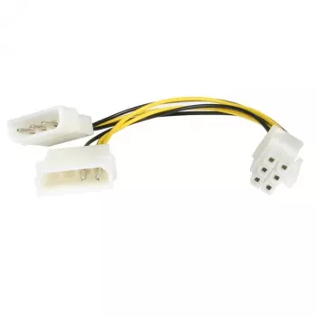 StarTech.com 6 colių LP4 į 6 kontaktų PCI Express vaizdo plokštės maitinimo adapterio laidas