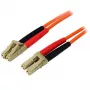 StarTech.com 15m šviesolaidinis kabelis - daugiamodis dupleksas 50/125 - LSZH šviesolaidinis trumpiklis - LC/LC