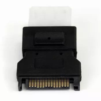 StarTech.com SATA į LP4 maitinimo adapterio laidas, SATA (15 kaiščių), LP4 (4 kaiščių), juodas