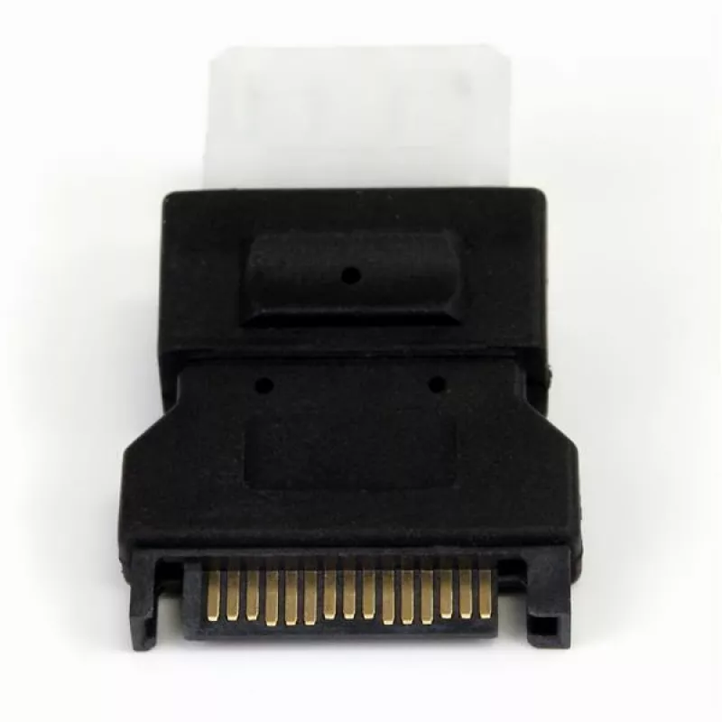 StarTech.com SATA į LP4 maitinimo adapterio laidas, SATA (15 kaiščių), LP4 (4 kaiščių), juodas