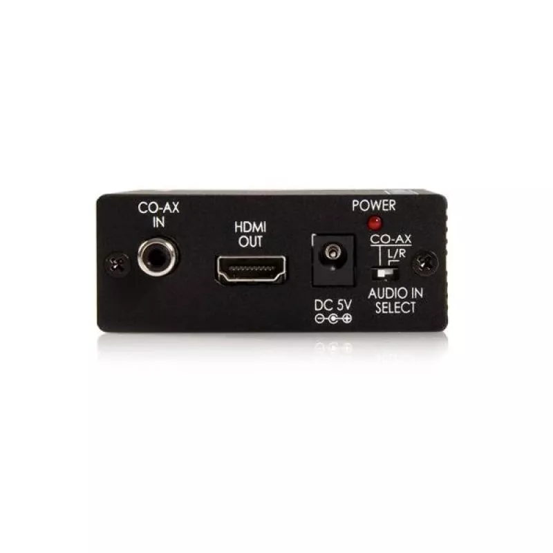 Konverteris iš komponentinio vaizdo į HDMI su garsu, StarTech.com, juodas, 1080p
