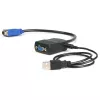 StarTech.com 2 prievadų VGA vaizdo skirstytuvas – USB maitinimas, VGA, 2x VGA, 2048 x 1536 pikseliai, juoda, plastikas, 61 m