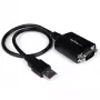 StarTech.com 1,8 m profesionalus USB į RS232 adapterio kabelis su COM išlaikymu