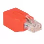 StarTech.com Gigabit Cat 6 Crossover Ethernet Adapter, RJ-45, RJ-45, Raudona