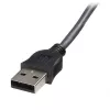StarTech.com itin plonas USB VGA 2-in-1 KVM laidas, 1,8 m, juodas