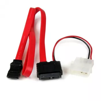 StarTech.com 20 colių Slimline SATA į SATA adapteris su LP4 maitinimo laidu