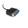 StarTech.com 10 pėdų USB į lygiagretų spausdintuvo adapteris - M/M, juodas, Centronics, USB Type-A, 30,5 m, Vyriškas/Vyriškas, CE, RoHS