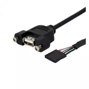StarTech.com 1 pėdos USB laidas skydelio montavimui - USB A prie pagrindinės plokštės lizdo laidas M/M
