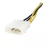 StarTech.com 6 colių 4 kontaktų į 8 kontaktų EPS maitinimo adapteris su LP4 - F/M