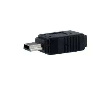 Adapteris StarTech.com iš Micro USB į Mini USB 2.0, moteriškas/vyriškas, USB Mini-B, USB Micro-B, juodas