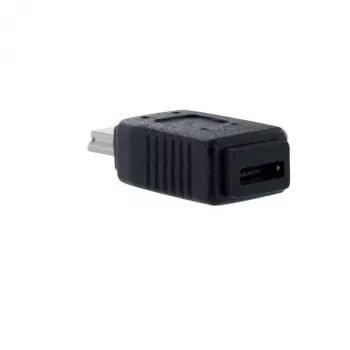 Adapteris StarTech.com iš Micro USB į Mini USB 2.0, moteriškas/vyriškas, USB Mini-B, USB Micro-B, juodas