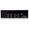 StarTech.com 4 prievadų dvigubas DVI USB KVM jungiklis su garsu ir USB 2.0 šakotuvu