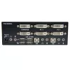 StarTech.com 2 prievadų dvigubas DVI USB KVM jungiklis su garsu ir USB 2.0 šakotuvu