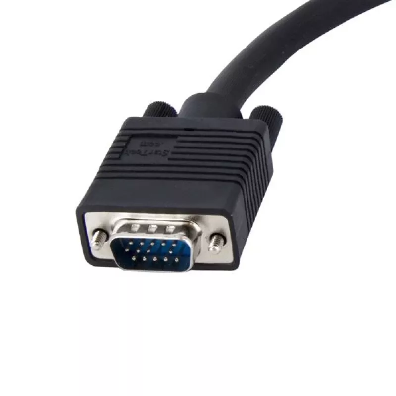 StarTech.com 1 pėdos koaksialinis HD15 VGA į 5 BNC RGBHV monitoriaus laidas - M/F