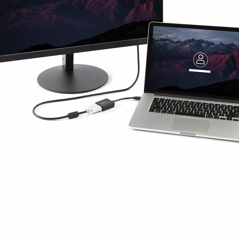 StarTech.com Mini DisplayPort į DVI adapteris - Mini DP į DVI-D keitiklis - 1080p vaizdo perdavimas - VESA sertifikuotas - mDP arba Thunderbolt 1/2 Mac/PC prie DVI monitoriaus - mDP 1.2 į DVI Single-Link kabeliukas