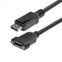 StarTech.com 0,91 m Panelinis DisplayPort laidas - 4K x 2K - DisplayPort 1.2 ilginimo laidas vyriškas į moterišką - DP vaizdo prailgintuvas su paneliniu DP jungtuku - DP monitoriaus laidas