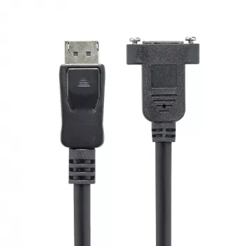 StarTech.com 0,91 m Panelinis DisplayPort laidas - 4K x 2K - DisplayPort 1.2 ilginimo laidas vyriškas į moterišką - DP vaizdo prailgintuvas su paneliniu DP jungtuku - DP monitoriaus laidas