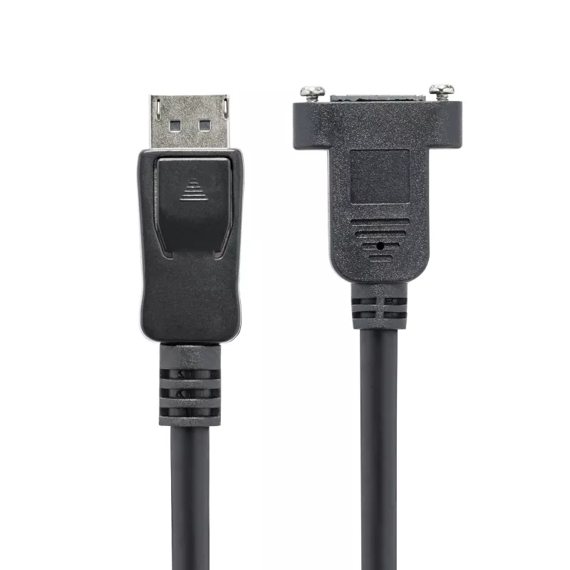StarTech.com 0,91 m Panelinis DisplayPort laidas - 4K x 2K - DisplayPort 1.2 ilginimo laidas vyriškas į moterišką - DP vaizdo prailgintuvas su paneliniu DP jungtuku - DP monitoriaus laidas