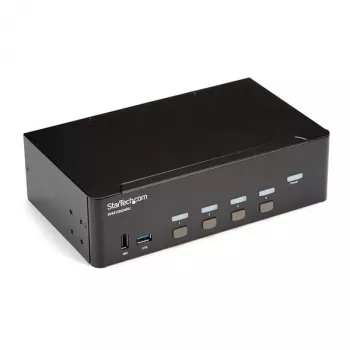 StarTech.com 4 prievadų HDMI KVM jungiklis - 4K 30Hz - dviejų ekranų