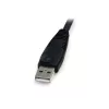 StarTech.com 6 pėdų 4-in-1 USB DisplayPort KVM perjungimo kabelis su garsu ir mikrofonu