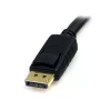StarTech.com 6 pėdų 4-in-1 USB DisplayPort KVM perjungimo kabelis su garsu ir mikrofonu