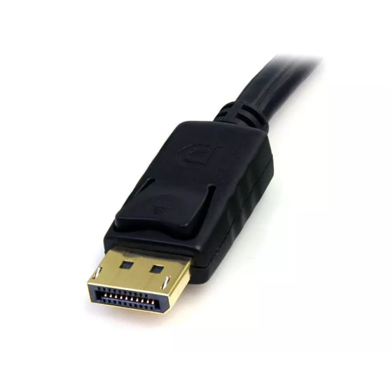 StarTech.com 6 pėdų 4-in-1 USB DisplayPort KVM perjungimo kabelis su garsu ir mikrofonu