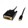 StarTech.com 1,8 m Mini DisplayPort į DVI laidas - Mini DP į DVI adapteris - 1080p vaizdas - Pasyvus mDP į DVI-D Single Link, mDP ar Thunderbolt 1/2 Mac/PC prie DVI monitoriaus