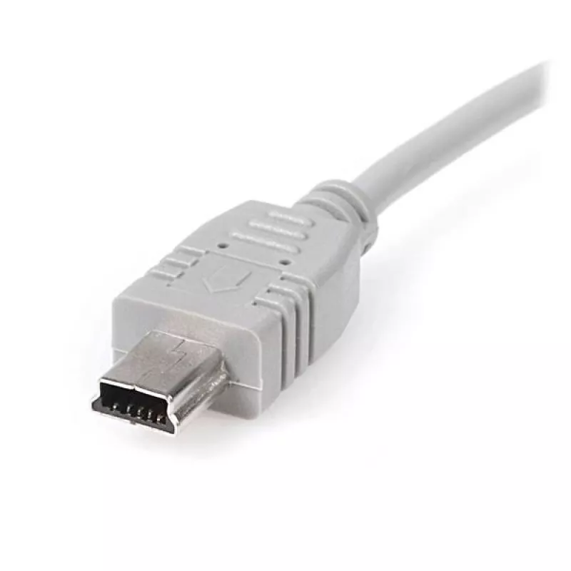 StarTech.com 6 colių Mini USB 2.0 laidas – A į Mini B, 0,152 m, USB A, Mini-USB B, USB 2.0, Kištukas/Kištukas, Pilka