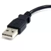 StarTech.com 6 colių Micro USB laidas - A į Micro B, 0,1524 m, USB A, Micro-USB B, vyriškas/vyriškas, 0,48 Gbit/s, juoda