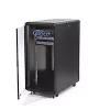 StarTech.com 4 stulpų 25U serverio spinta, užrakinama 19 colių duomenų spinta kompiuterinei / AV / IT įrangai, biuro / namų tinklo spinta su ratukais ir reguliuojamais montavimo bėgeliais