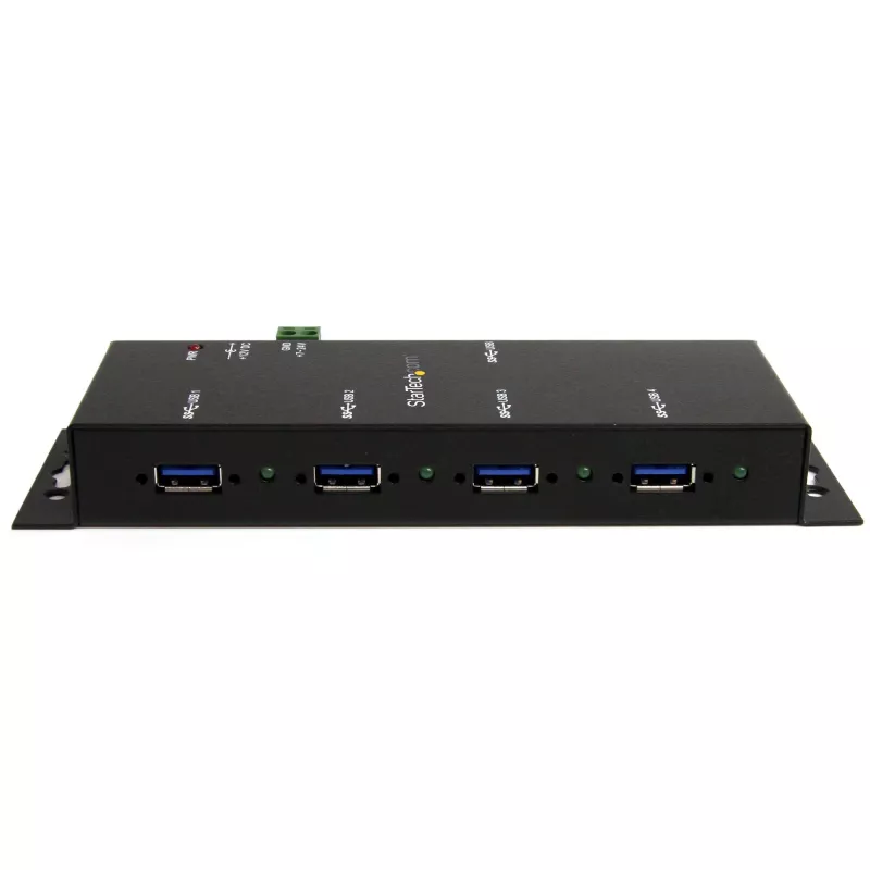 StarTech.com 4 prievadų pramoninis USB 3.0 šakotuvas su ESD apsauga