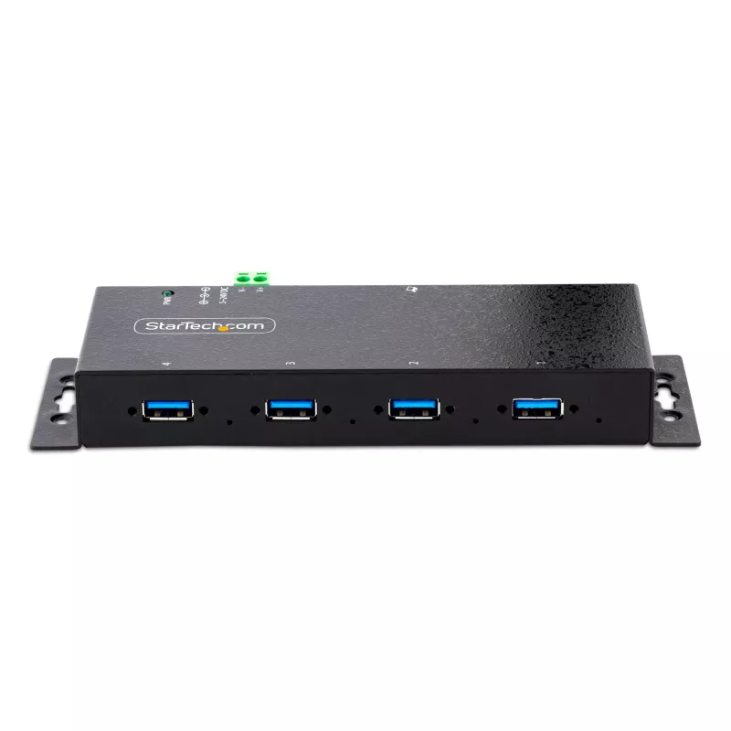 StarTech.com 4 prievadų pramoninis USB 3.0 šakotuvas su ESD apsauga