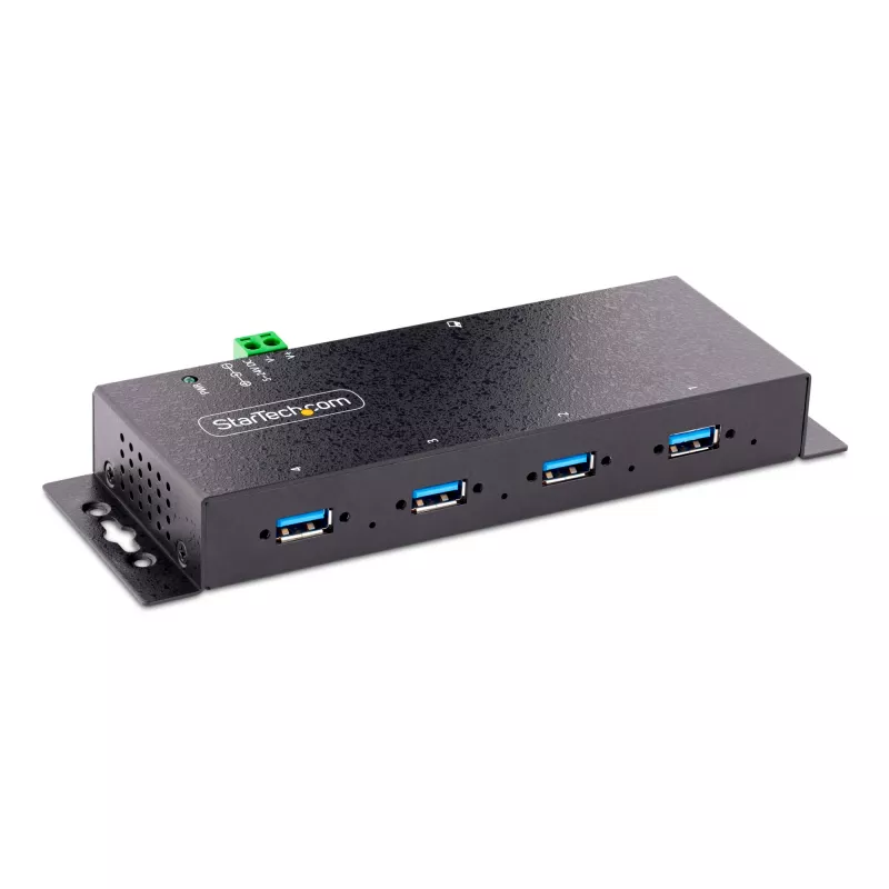 StarTech.com 4 prievadų pramoninis USB 3.0 šakotuvas su ESD apsauga
