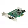 StarTech.com 1 prievado PCI Express RS232 nuosekliojo prievado adapterio kortelė - PCIe RS232 nuosekliojo valdiklio kortelė - PCIe į RS232 DB9 - 16550 UART - žemo profilio plėtinio kortelė - Windows ir Linux
