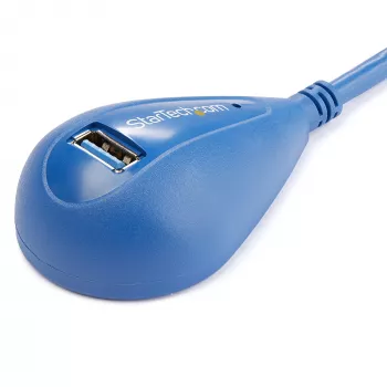 StarTech.com 5 pėdų stalinis SuperSpeed USB 3.0 ilginimo kabelis - A į A M/F