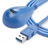 StarTech.com 5 pėdų stalinis SuperSpeed USB 3.0 ilginimo kabelis - A į A M/F