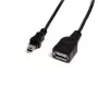 StarTech.com 30 cm Mini USB 2.0 laidas – USB A į Mini B (vyriška/moteriška), 0,48 Gbit/s, juoda