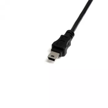 StarTech.com 30 cm Mini USB 2.0 laidas – USB A į Mini B (vyriška/moteriška), 0,48 Gbit/s, juoda